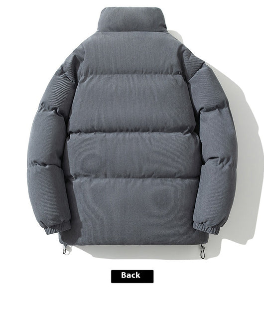 Chamarra Acolchada de Invierno para Hombre con Cuello Alto - Image 13