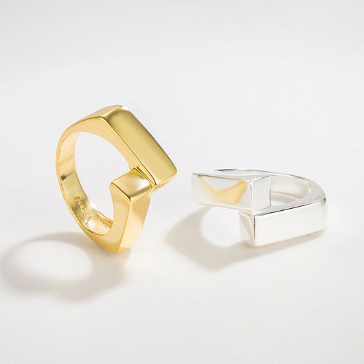 Anillo de Dedo Índice Pesado con Diseño Sense Ins Viento Frío - Image 3