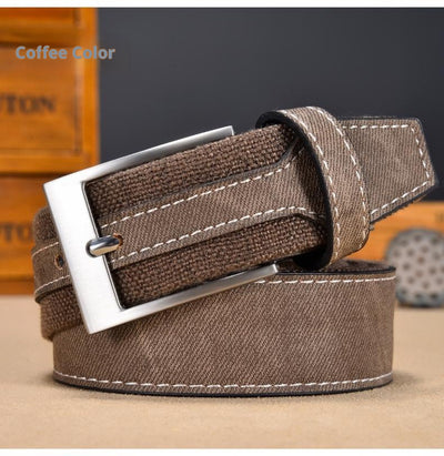 Cinturón de Lona Versátil para Hombre - Diseño Clásico Multiusos - Image 10