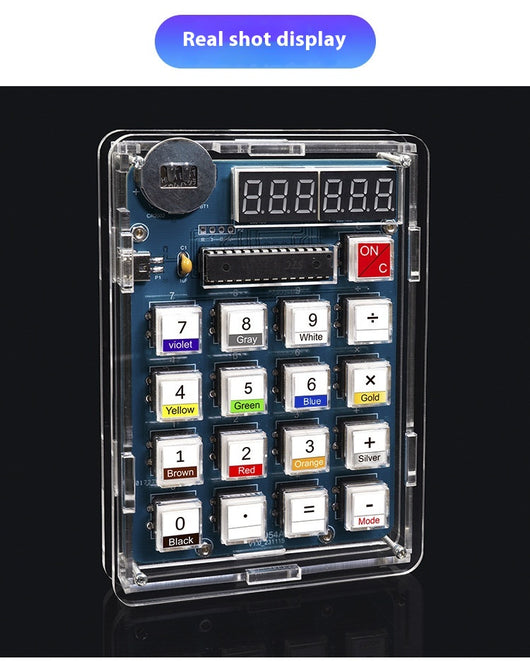 Kit DIY Calculadora con Microcontrolador de Chip Único y Pantalla Digital - Image 8