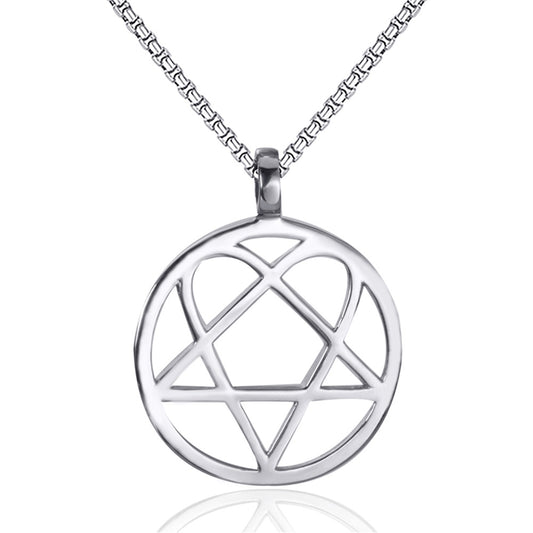 Collar Heartagram Estrella Corazón Unisex