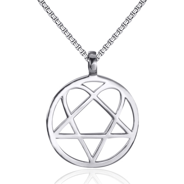 Collar Heartagram Estrella Corazón Unisex