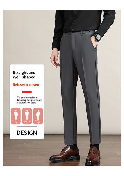 Pantalón de Vestir Hombre Coreano Corte Drop-crotch Tendencia - Image 17