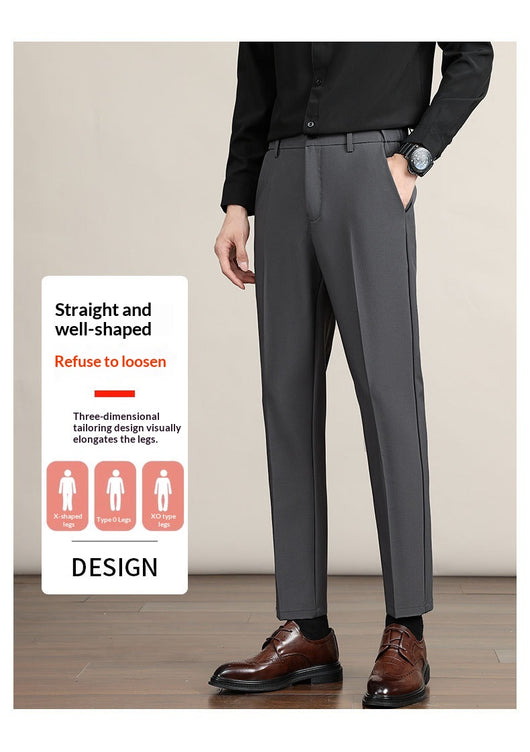 Pantalón de Vestir Hombre Coreano Corte Drop-crotch Tendencia - Image 17