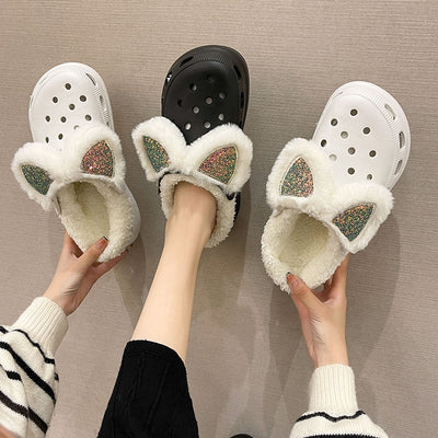 Pantuflas Tipo Pastel de Esponja con Suela Gruesa y Forro de Algodón - Image 32