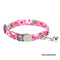 Flores Rojas Fragmentadas Hebilla Redonda Para Gato De 1.0 X 30 Cm