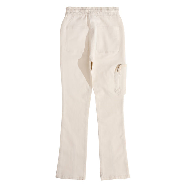 Pantalones Casuales con Cintura Elástica y Cortes Laterales - Estilo Street Trend - Image 3