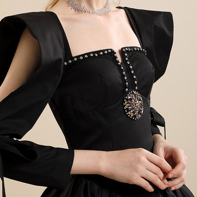 Vestido Elegante Slim Fit con Detalle de Moño Recortado - Image 2