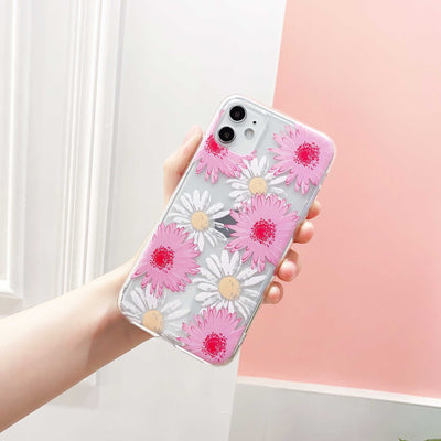 Funda de Silicona Floral Compatible con Apple - Image 6