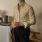 Camisa Slim Fit a Rayas Café para Hombre