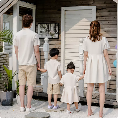 Conjunto Hanfu Familiar Tradicional Chino - Madre, Hija e Hijo - Image 3