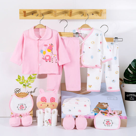 Set de 18 Piezas de Ropa de Algodón para Recién Nacido - Image 16