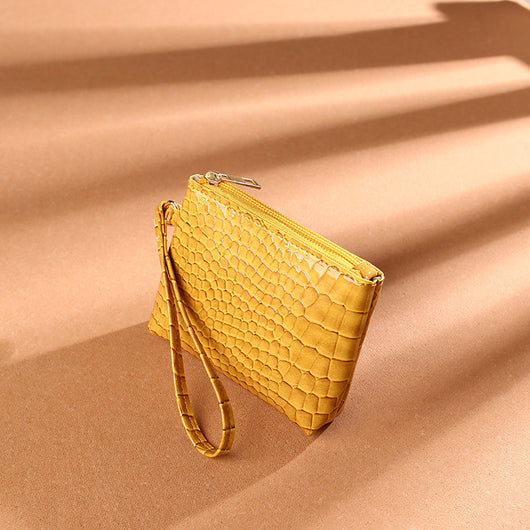 Cartera Clutch de Cuero PU Color Sólido - Image 8