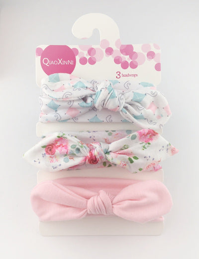 Set de 3 Diademas Infantiles con Moños Estampados - Image 5