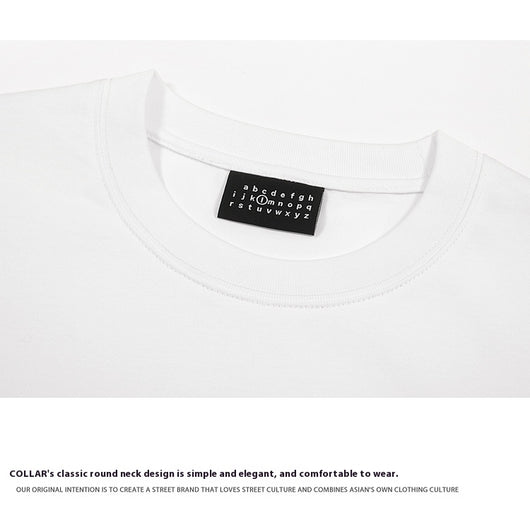 Camiseta Estampado Manzana Suelta Hombre - Diseño Casual Lovers - Image 3