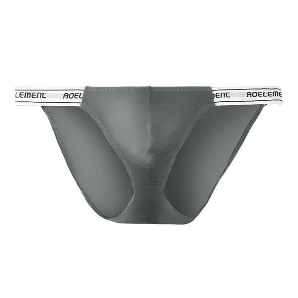 Tanga Deportiva Elástica de Seda Helada para Hombre - Cintura Baja