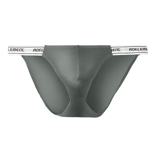 Tanga Deportiva Elástica de Seda Helada para Hombre - Cintura Baja - Image 2
