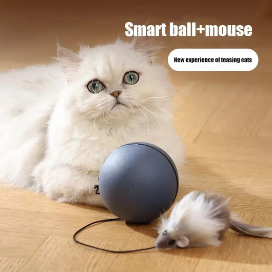 Juguete Interactivo Eléctrico para Gatos y Perros - Pelota Ratón Móvil