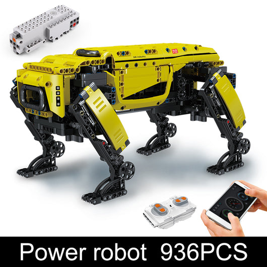Perro Robot Mecánico Eléctrico con Control Remoto y Armado Educativo - Image 4