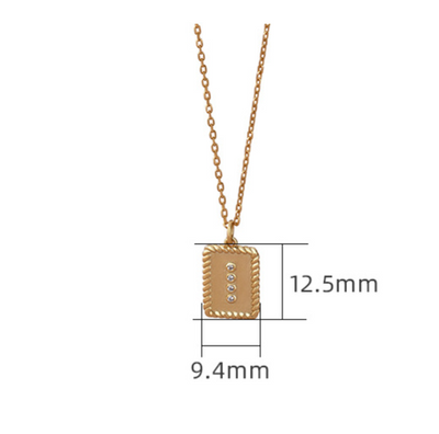 Anillo Minimalista Geométrico con Zirconia - Diseño Versátil de Cuatro Diamantes - Image 6