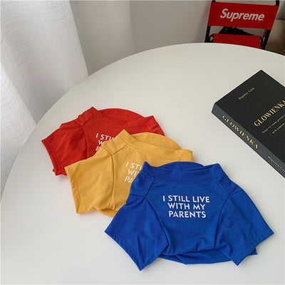 Camiseta de Algodón Puro para Perros Pequeños - Ropa de Verano para Pugs y Perritos - Image 6