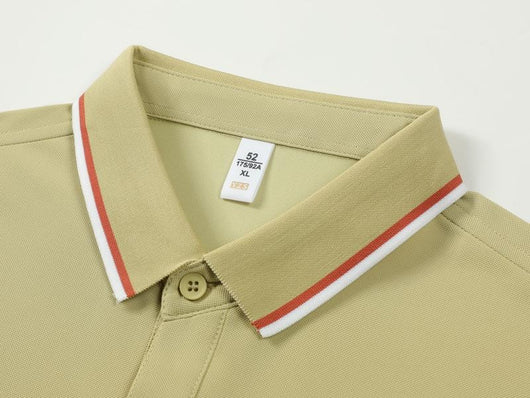 Polo de Seda Helada para Verano - Manga Corta con Solapa - Image 31