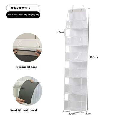 Organizador de Puerta Transparente Multifuncional con Bolsas Colgantes - Image 8