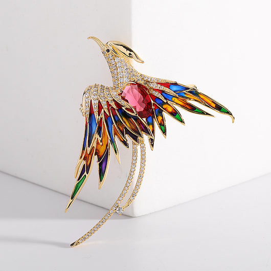 Broche Fénix de Lujo Elegante para Mujer - Image 4
