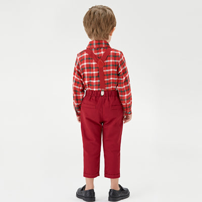Babero Infantil Cuadrille Bicolor con Cierre Ajustable - Image 15