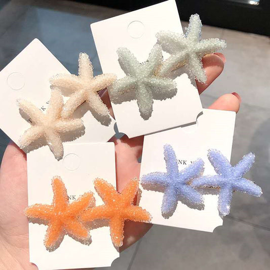 Pasador de Cristal Diseño Estrella Marina - Colección Primavera