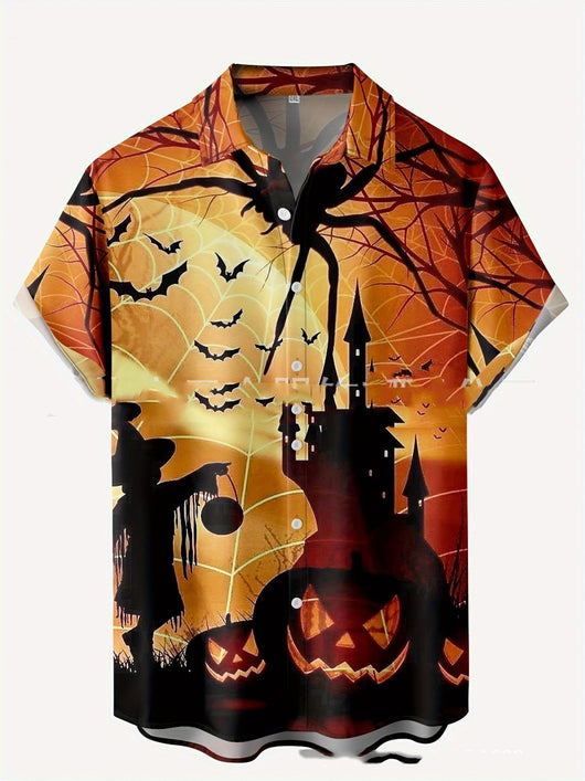 Camisa Casual con Cuello y Estampado 3D para Hombre - Image 5