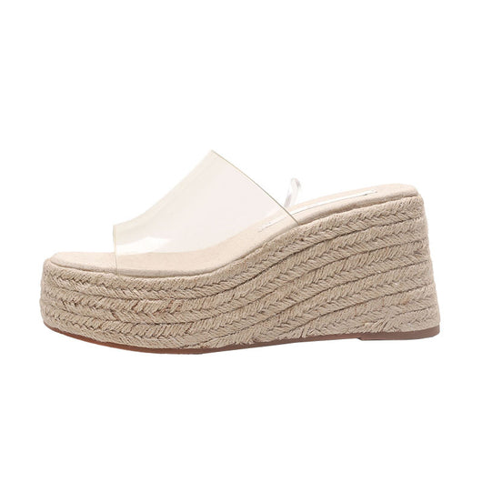 Sandalias Cuña Talla Grande para Mujer con Plataforma - Image 7