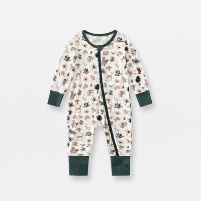 Pijama Enterizo para Bebé de Fibra de Bambú con Doble Cierre - Manga Larga Primavera Otoño - Image 7