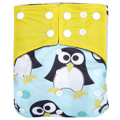 Pañal de Tela Reutilizable Bambú Carbón con Estampado Digital
