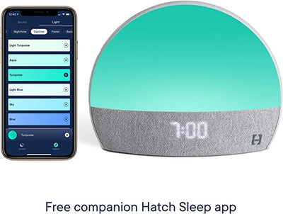 Reloj Inteligente Hatch Restore con Luz Nocturna y Monitor de Sueño - Image 6