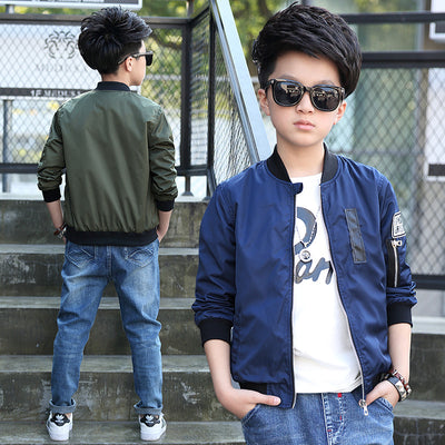 Chaqueta Corta Infantil Estilo Coreano para Niños Medianos y Grandes - Image 3