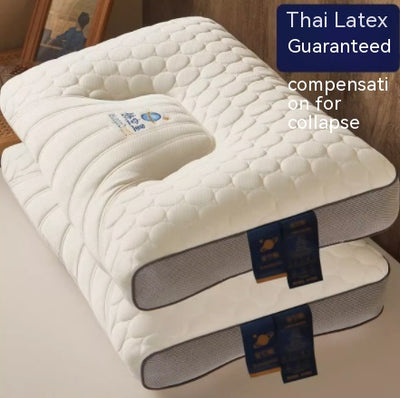Almohada de Látex Natural con Soporte Cervical y Tecnología de Descanso - Image 3