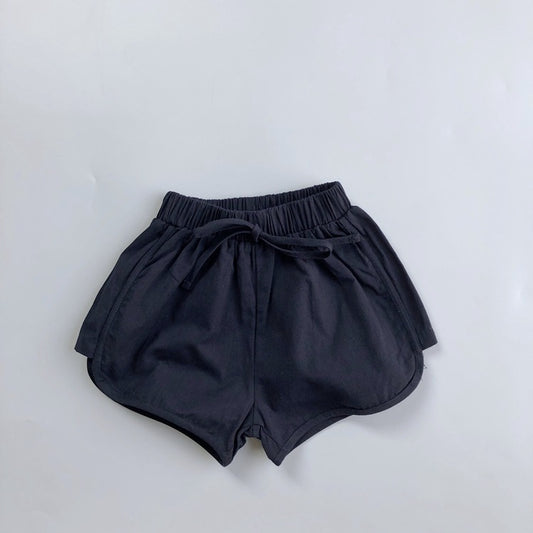 Shorts Casuales Infantiles con Cinturón Liso - Image 2