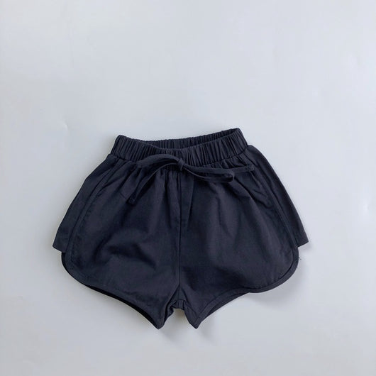 Shorts Casuales Infantiles con Cinturón Liso - Image 2