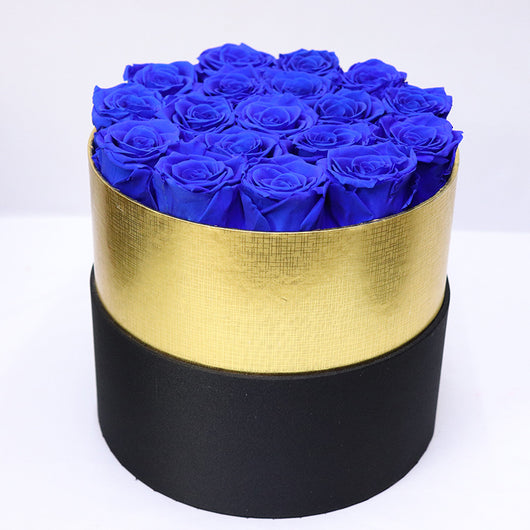 Caja de Regalo Navideña con Rosas Preservadas Hug Bucket - Image 20