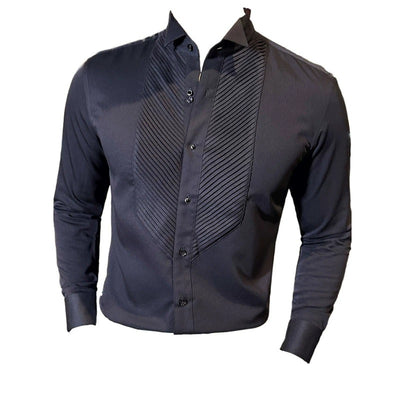 Camisa de Banquete Slim Fit para Hombre - Elegancia y Rendimiento - Image 5