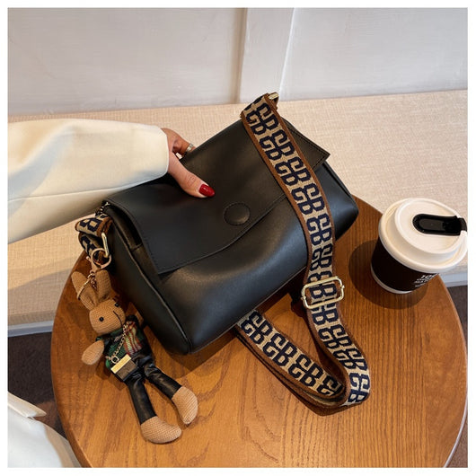 Bolso Bandolera Cuadrado Mini Retro Otoño-Invierno con Correa Ancha - Image 31