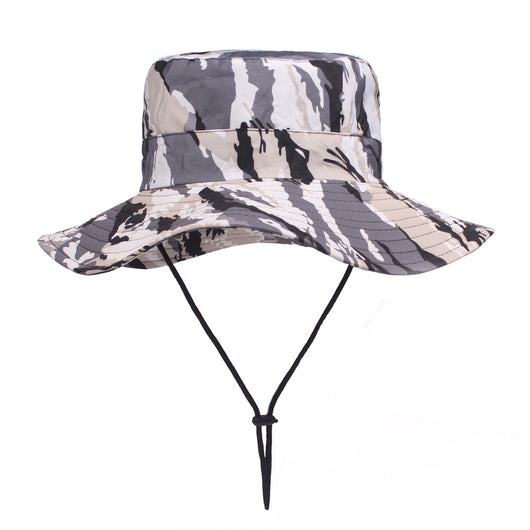 Gorro de Pesca con Ala Ancha Camuflaje para Pesca y Montaña - Image 9