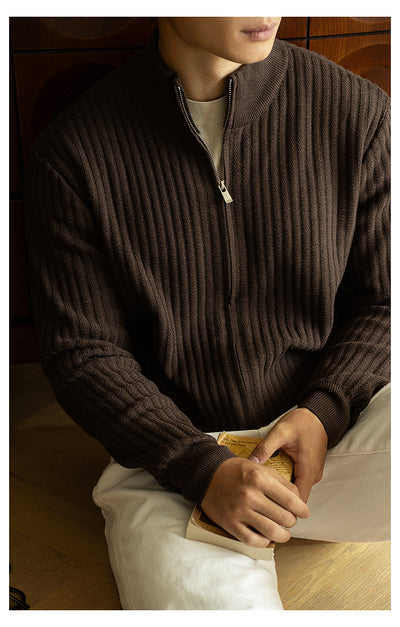 Cardigan con Cierre Casual para Hombre - Suéter Abrigo Versátil - Image 15