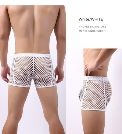 Bóxers de Malla Transpirable para Hombre - Diseño Fishnet Moderno - Image 19