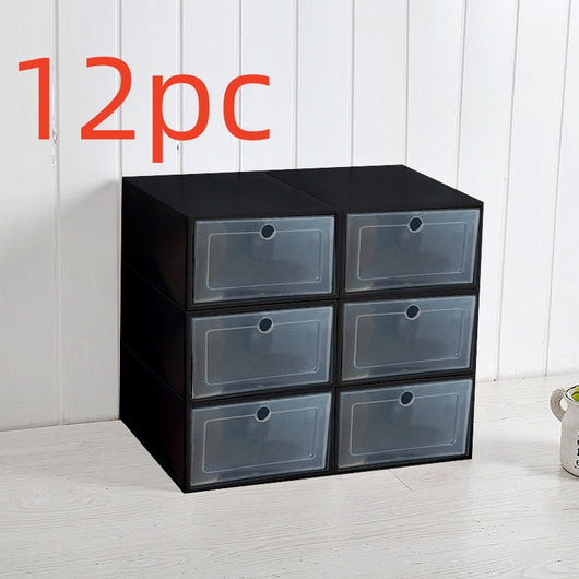 Caja Organizadora Transparente para Zapatillas - Almacenamiento Apilable - Image 28