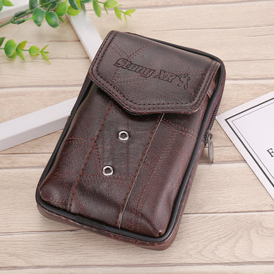 Cinturón Riñonera de Cuero para Hombre - Gran Capacidad - Image 11