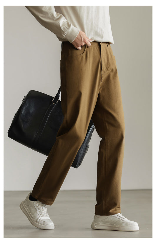 Pantalón Cropped Recto de Mezclilla Elástica - Image 19