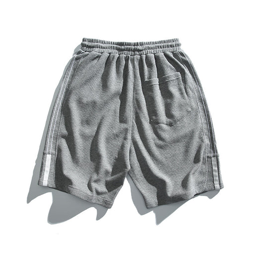 Shorts Sueltos Cuadriculados Beige Estilo Japonés - Cómodos y Versátiles - Image 9