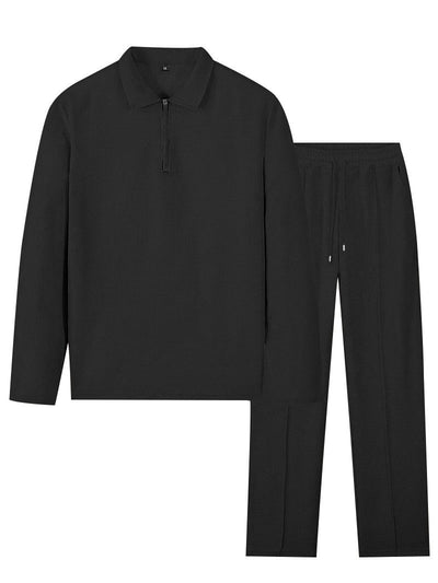 Traje Casual con Cremallera y Solapa - Pantalón Largo de Manga Larga - Image 9